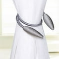 thumbnail image 1 of Curtain Tiebacks Universal Curtain Tie Rings Modern Curtain Rope, 1 of 7