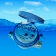 ShYlai 15mm 1/2 inch Cold Water Meter for Garden Home Using with Free