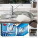 thumbnail image 1 of Paquetes de polvo para quitar obstrucciones | Limpiador de fregaderos y desagües para cabello, grasa, alimentos | Desatascador con una eficiencia del 99% | Seguro para tuberías sépticas, metálicas y, 1 of 8