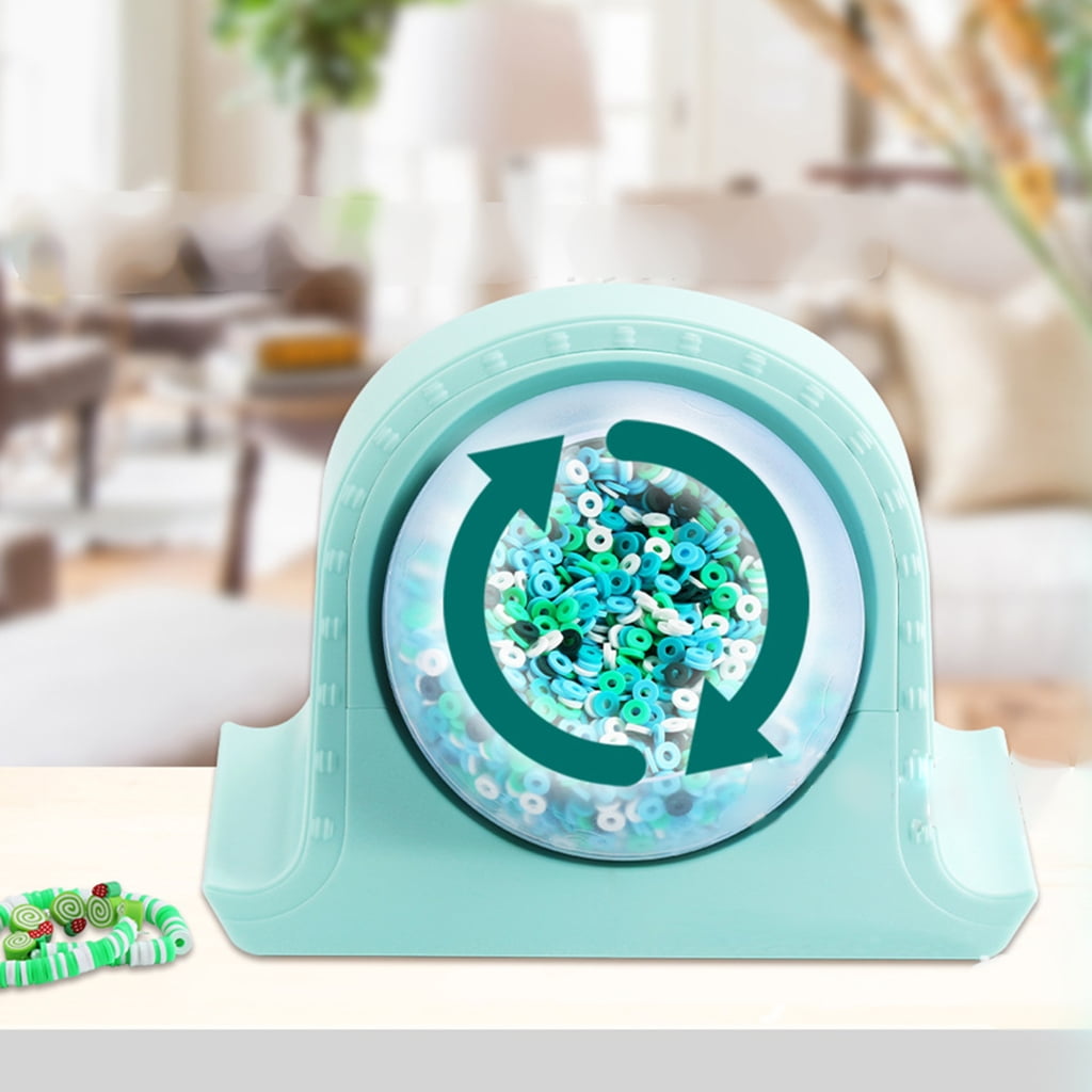 Oasiva Bead Stringing Bowl Set Adjustable Speed Bead Threading Device Electric Beads Spinner Tool Automatic Bracelet Maker