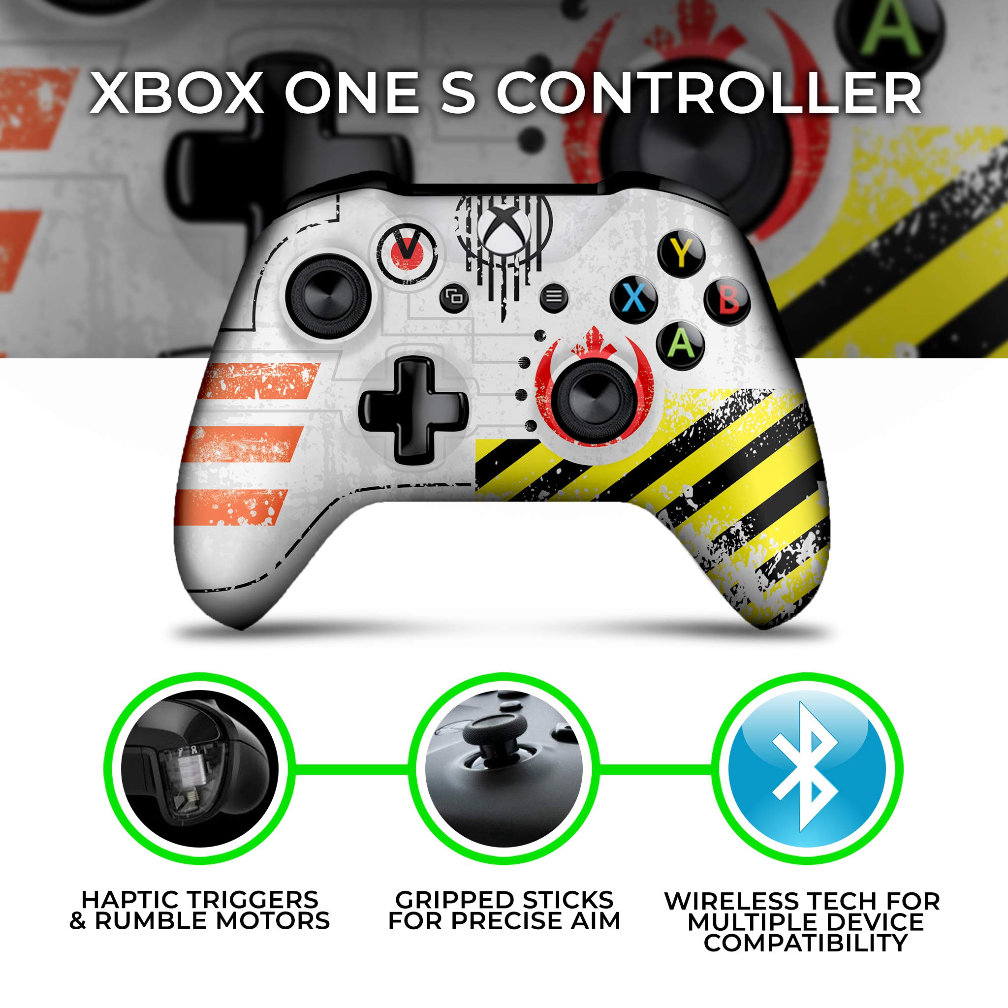 Dream Controller Original Modded Xbox One Controller - Controller Works with Xbox One S / One X / Windows 10 PC - Rapid Fire and Aim Assist Xbox One Controller with Included Mods Manual - image 2 of 7