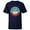 Navy, variant on Star Wars The Mandalorian the Child Americana - Short Sleeve T-Shirt for Kids – Customized-White