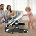 thumbnail image 5 of 4-in-1 Musical Baby Walker with Activity Station, Adjustable Heights & Detachable Toy Tray, Black, 5 of 10