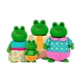 thumbnail image 3 of Li'l Woodzeez – La familia de ranas Croakalily – Juego de 4 figuras coleccionables de ranas posables con libro de cuentos – Figuras de muñecas de juego de simulación – Juguete de regalo para niños a p, 3 of 5