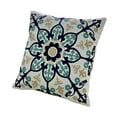thumbnail image 2 of Funda de cojín decorativa | Funda de cojín para sofá con bordado floral para sala de estar | Funda de almohada cuadrada de tela de lino | Funda de cojín decorativa para sofá y dormitorio, 2 of 6