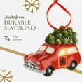 thumbnail image 4 of Spode Christmas Tree Station Wagon Ornament with 22k Gold Décor, Festive Holiday Décor, Vintage-Inspired Christmas Decoration, Handcrafted Earthenware, Classic Holiday Keepsake, 4 of 7