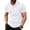3# White, variant on Mens Polo Shirts Short Sleeve Cotton Pique Golf Shirts with Pocket Casual Performance Moisture Wicking Polos Gray M