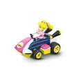 thumbnail image 2 of Carrera RC Mario Kart Mini RC - Peach 2.4Ghz Radio Control Rechargeable Battery Car Toy With Carrying Case Controller, 2 of 5