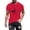 #02 Red, variant on Atkumj Independence Day Tee Shirts for Men Fashion Short Sleeve Print Graphic Tee Casual Summer Round Neck Patriotic Tees for 4th of July Party S
