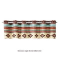 thumbnail image 5 of BenJara Tagus 84 Inch Window Valance, Southwest Motifs, Soft Microfiber Fabric, 5 of 6