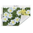 thumbnail image 3 of YFYANG Washable Heat-Resistant Placemats, 70% PVC/30% Polyester, Daisy Pattern Kitchen Table Mat, 12" x 18" 6 Pcs, 3 of 6