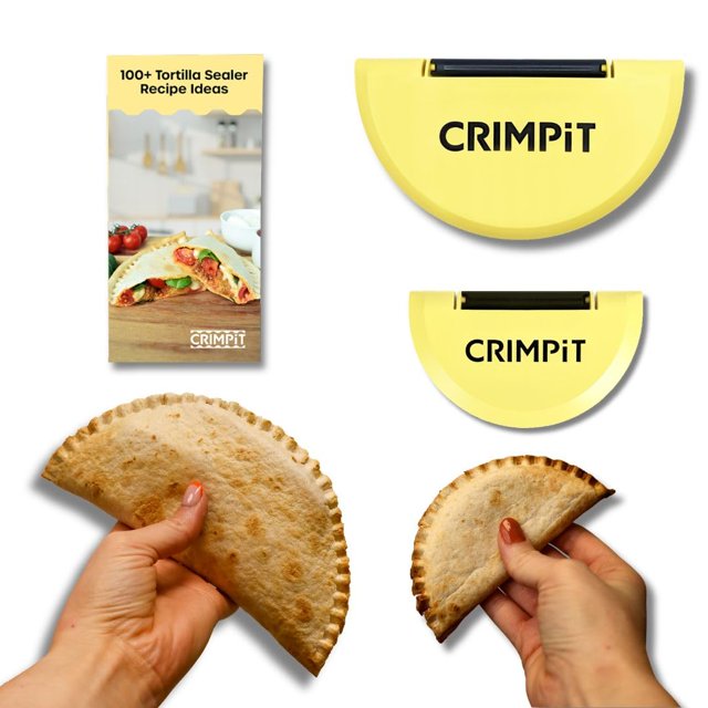 Pack de selladores para tortillas CRIMPiT, grande y pequeño, sin BPA