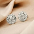 thumbnail image 4 of 14k White Gold 1.77 Ct. Diamond Stud Earrings, 4 of 5