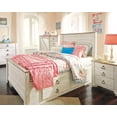thumbnail image 4 of Signature Design by Ashley Willowton Full Panel Headboard, Whitewash, Coastal Wood-Look Headboard, 4 of 4