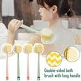 thumbnail image 2 of 2 in1 Bath Brush Body Scrubber With Long Handle Body Scrubber Back Scrub, 2 of 8