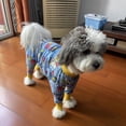 thumbnail image 5 of Pet Onesie Clothes Large Dog Clothes Elastic Protect Joints Anti Licking Wound Protection Pet Pajamas Dog Jumpsuit for Dogs Cats (christmas,30(bust 76cm)), 5 of 7