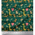 thumbnail image 1 of Soimoi Rayon Fabric Balloon,Floral & Cute Animals Cartoon Decor Fabric Printed Yard 56 Inch Wide, 1 of 1