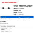 thumbnail image 2 of Front Left Axle Assembly - Compatible with 2014 - 2015 Chevy Spark GAS, 2 of 2