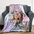 thumbnail image 3 of Custom Blanket with Pictures Christmas Personalized Blankets and Throws Birthday Xmas Gift for Dad Mom Friend Family Photo Blanket Blankets, 3 of 5