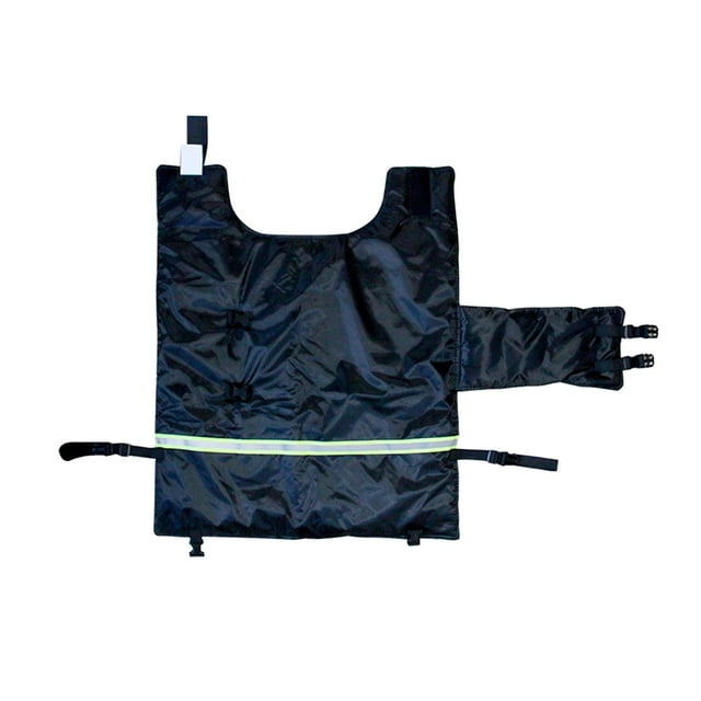 para proteger de becerro engrosado con ropa chaleco reflectante de becerro para mantener el calor recién nacido becerro granja protección - negro Salvador Ropa de abrigo para terneros