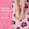 thumbnail image 6 of MUSICWAKER Pink Wild Leopard Print Shag Area Rug, Fluffy Soft Indoor Decor Rug, Dot Non-Slip Backing, 4X6ft Rug for Living Room Bedroom Home Office Dorm, 6 of 8