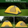 thumbnail image 4 of GEERTOP 4 Person 4 Season Tent for Camping Waterproof Double Layer Easy Set Up Family Tent for Camping Hiking Backpacking Outdoor Travel, 4 of 8