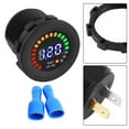 thumbnail image 2 of Dc 12V-24V Waterproof Led Voltage Meter For Automotive And Motorcycle Battery, 2 of 5
