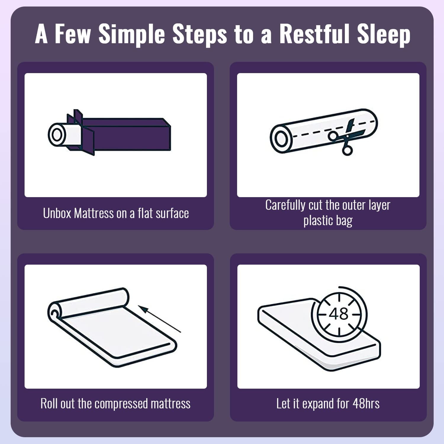Full Size Mattress, 6 Inch Cooling Gel Bamboo Charcoal Infused Memory Foam Mattress in a Box Full, Breathable Bed Mattress for Cooler Sleep Supportive & Pressure Relief, CertiPUR-US