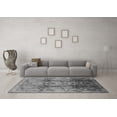 thumbnail image 3 of Ahgly Company Indoor Round Oriental Gray Traditional Area Rugs, 7' Round, 3 of 4