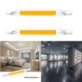 thumbnail image 2 of AMERTEER 2 Pcs R7S LED Light Bulbs 15W 118mm LED COB Lamp Bulb 110V 230 V Replace Halogen Lamp Warm White Cold White, 2 of 10