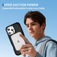 thumbnail image 6 of Dteck for iPhone 12 / 12 Pro Case with Built-in Stash Stand, Military-Grade Drop Protection Magnetic Phone Case Compatible with MagSafe Accessories,All Black, 6 of 9