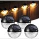 thumbnail image 1 of Solar Outdoor Wall Lights, 4 Pack Solar Lamp Outdoor Garden, Warm White Outdoor Led Wall Light, IP65 Waterproof Decorative Wall Lighting Light for Gar, 1 of 5