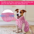 thumbnail image 5 of Innens Pet Dogs Cats Fleece Undershirt Jacket Sweater Knit Undershirt Warm Clothes,Extra Large Pink, 5 of 12