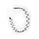 thumbnail image 2 of Diadema ondulada Qarigey tipo 13 Unisex negro Suministros de salón Accesorio para el cabello, 2 of 6
