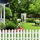 thumbnail image 4 of Valla de Jardín de Pvc para Exteriores, Robusta, para Patio, Diseño Rural, Hermosa Decoración, Duradera, Incluye 1 Kit de Valla, Ideal para Huertos, Resistente a La Intemperie, Fácil Instalación., 4 of 4