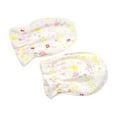 thumbnail image 1 of 2 Pieces Newborn Glove Anti Scratching Protection Accessory Kids Girl Cute Soft Comfortable Gloves Children Protector Mittens Guard Accessory Flower, 1 of 6