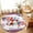 Multicolor, variant on Round Area Rugs 3.3Ft, 250th Anniversary Floral Non-Slip Washable Circle Rugs Carpet, Red Blue Stars 4th of July Indoor Outdoor Rug Floor Mats Throw Runner for Bedroom Living Room Bathroom