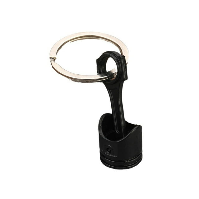 Llavero Creative Engine Piston de aleación de zinc para coche