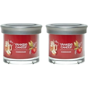 Yankee Candle Small Tumbler Ciderhouse Scented Single Wick Candle, Over 20 Hours of Burn Time, 4.3 Ounce (Pack of 2)