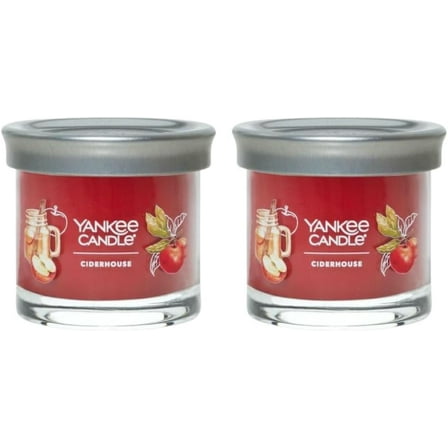 Yankee Candle Small Tumbler Ciderhouse Scented Single Wick Candle, Over 20 Hours of Burn Time, 4.3 Ounce (Pack of 2)