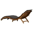 thumbnail image 3 of vidaXL Patio Lounge Chair Outdoor Sunbed Folding Sunlounger Solid Acacia Wood, 3 of 10