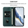 thumbnail image 2 of Wallet Case for Samsung Galaxy S25, Short Strap PU Leather Case, Premium PU Leather Kickstand Magnetic Folio Cover for Galaxy S25 with Card Holder, Support Wireless Charging - Darkgreen, 2 of 9