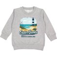 thumbnail image 2 of Inktastic Outer Banks North Carolina Beach Scene Toddler Sweatshirt, 2 of 4
