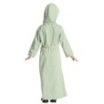 thumbnail image 4 of Antinious Girls Frock Dress Toddler Elegant Princess Dress Solid Long Sleeve Hooded Long Dress Casual Dress,Toddler Girls Winter Outer Dress,Kids Party Dress,Green,160, 4 of 5