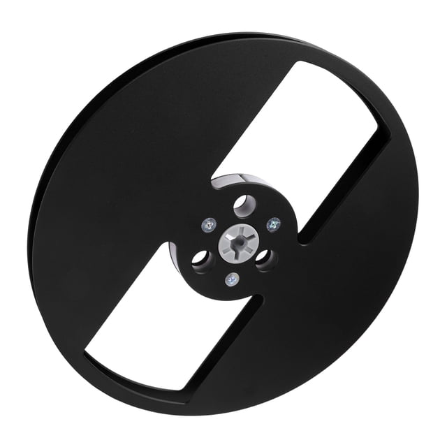 Empty Tape Reel, 7 Inch Aluminum Alloy 2 Hole Wind Proof, Compatible with Reel Tape Player, 1/4 Inch, Universal, for Traditional Recordings, for Recorders