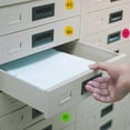 thumbnail image 4 of Blank Color Coding Stickers, Writable Surface  500 Permanent Labels per Roll Pink Fluorescent, 2" Circle, 4 of 7