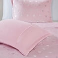 thumbnail image 3 of Gracie Mills Elysia Plush Comforter Set Twin Pink Metallic Heart GRACE-11234, 3 of 5