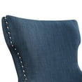 thumbnail image 6 of Gaji Wing Back Fabric Dining Chairs, Set of 2, Dark Blue, 6 of 11