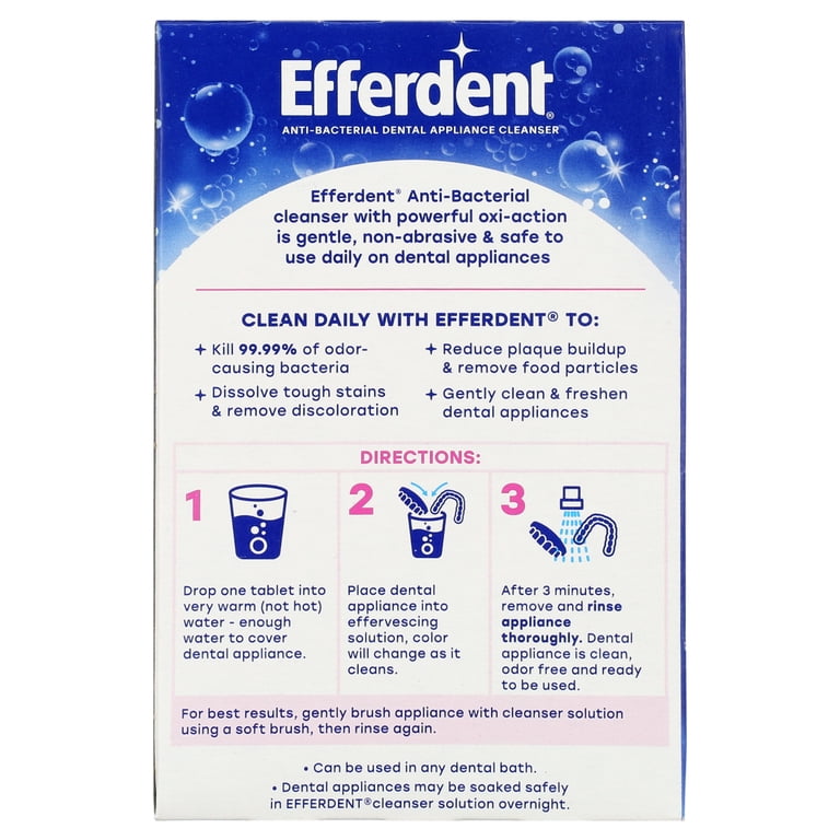 Efferdent Denture Cleaner Tablets, Mint, 252 Count photo 7