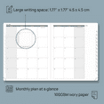thumbnail image 4 of POPRUN 2026 Planner, Large Size 8.5" x 10.5" Hardcover - Daily Weekly and Monthly Calendar Agenda 2026 Appointment Book with Hourly Time Slots, Monthly Tabs, 100 GSM - Black, 4 of 7
